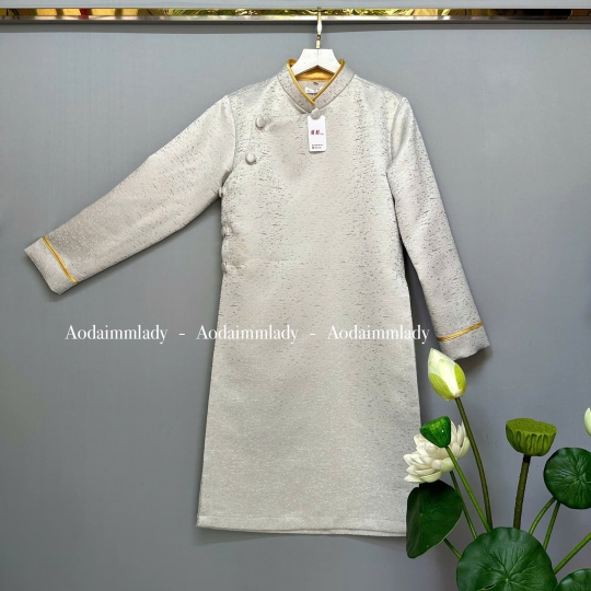 Áo Dài cách tân Nam đơn màu