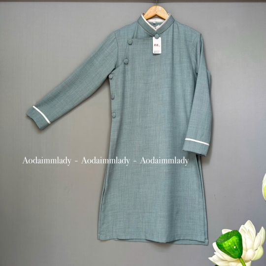 Áo Dài cách tân Nam đơn màu