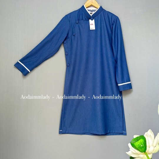 Áo Dài cách tân Nam đơn màu