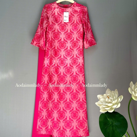 Áo Dài Cách Tân dáng Suông