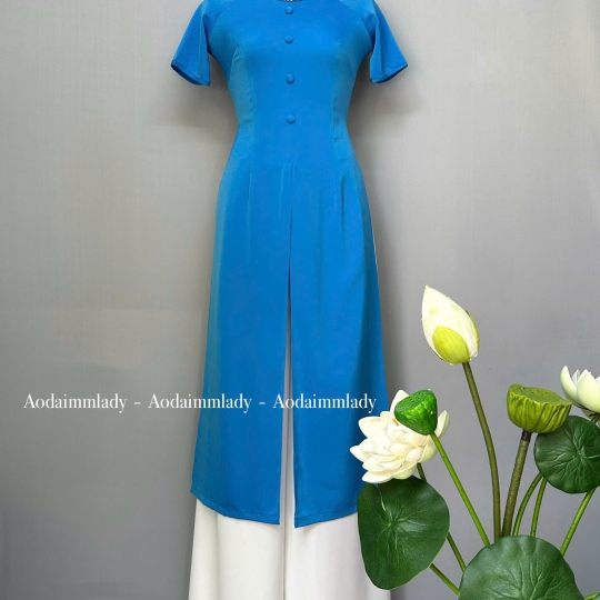Áo Dài cách tân lụa trơn