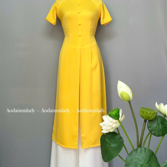Áo Dài cách tân lụa trơn