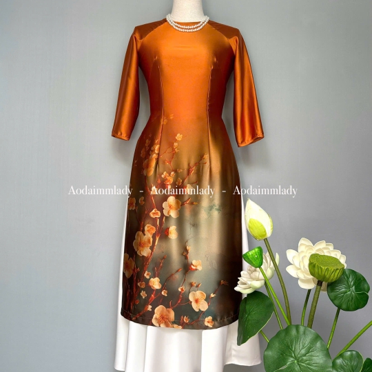 Áo dài cách tân lụa nam phương