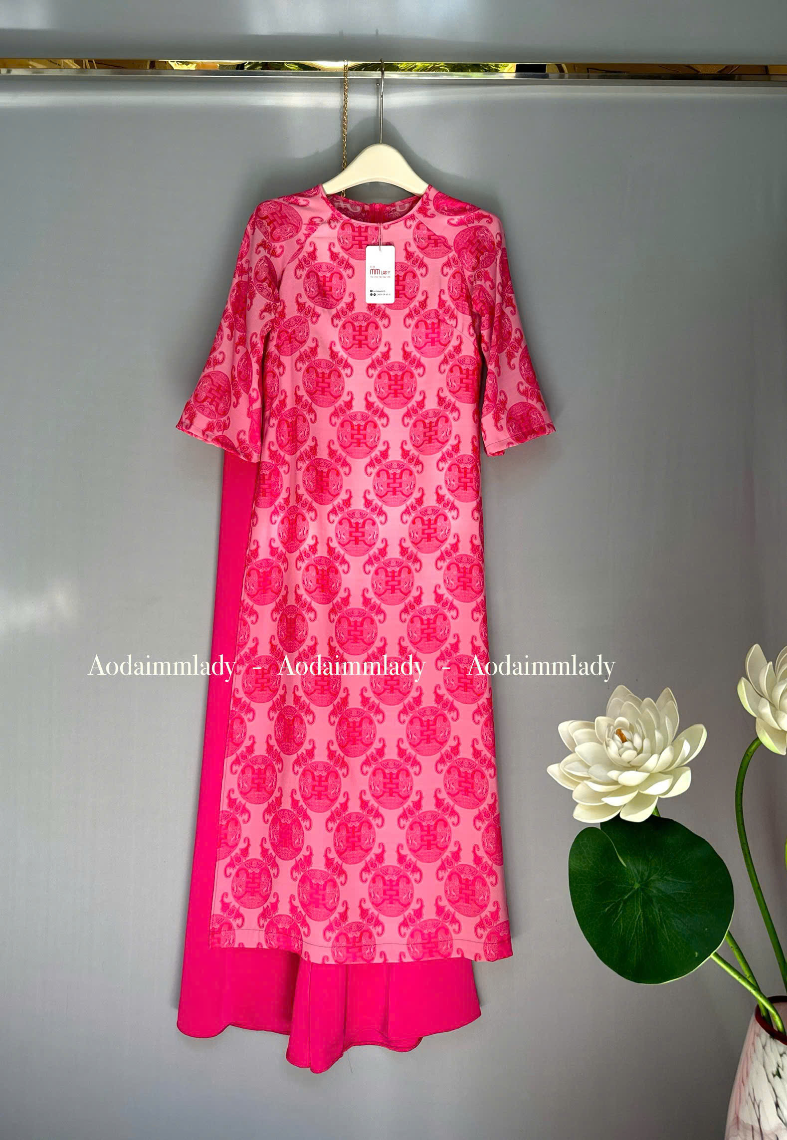 Áo Dài Cách Tân dáng Suông