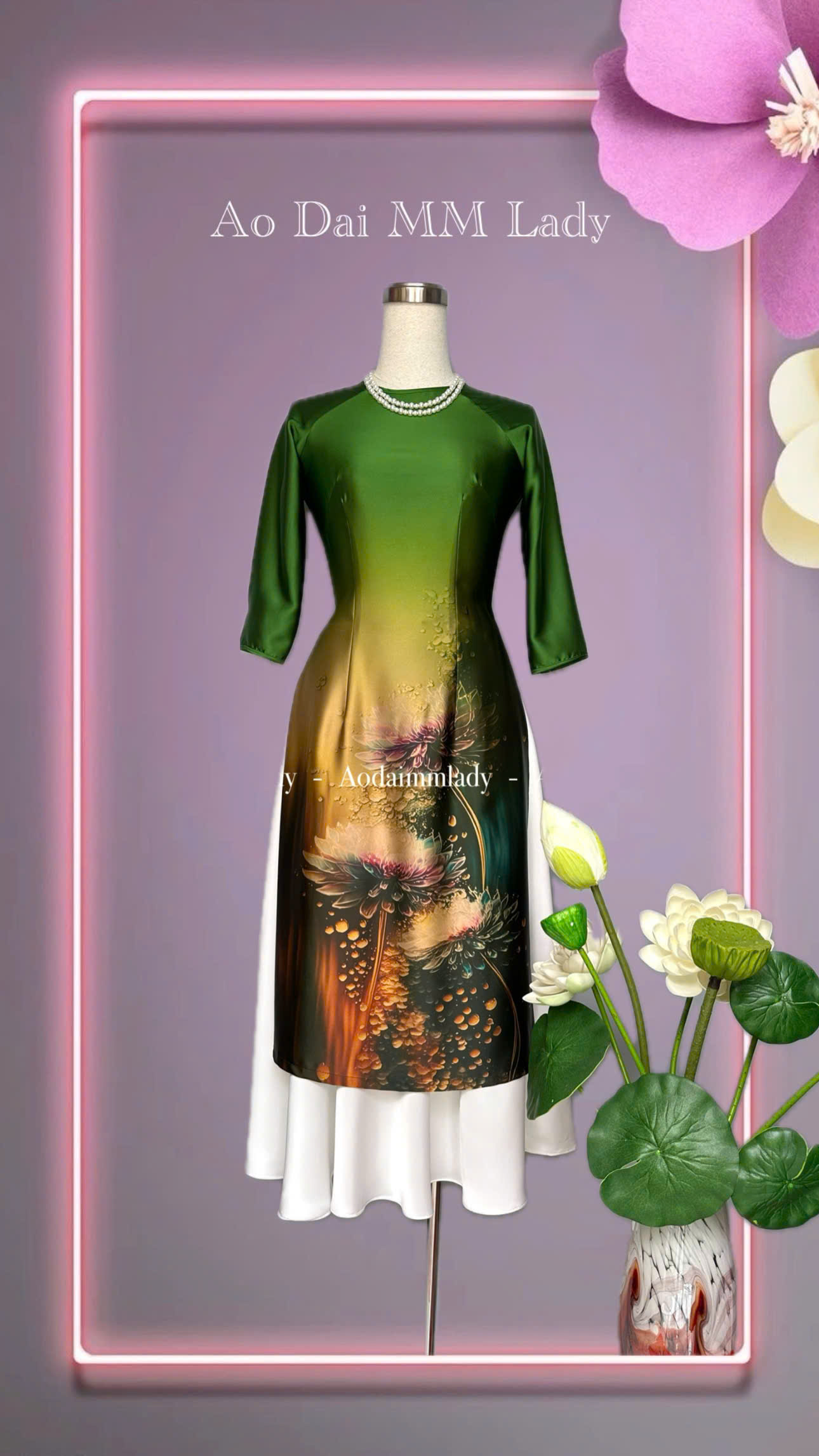 Áo Dài cách tân lụa nam phương