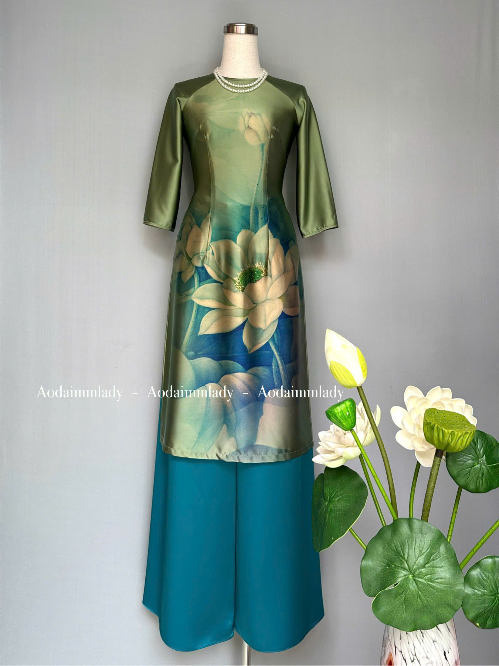 Áo Dài cách tân lụa nam phương