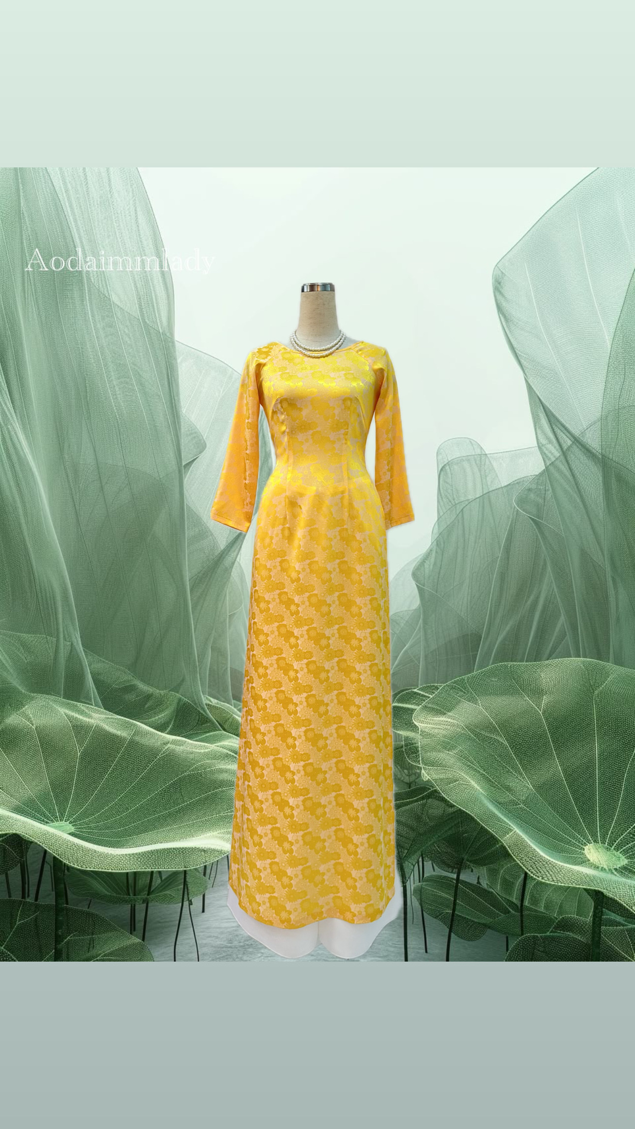 Áo Dài gấm cao cấp